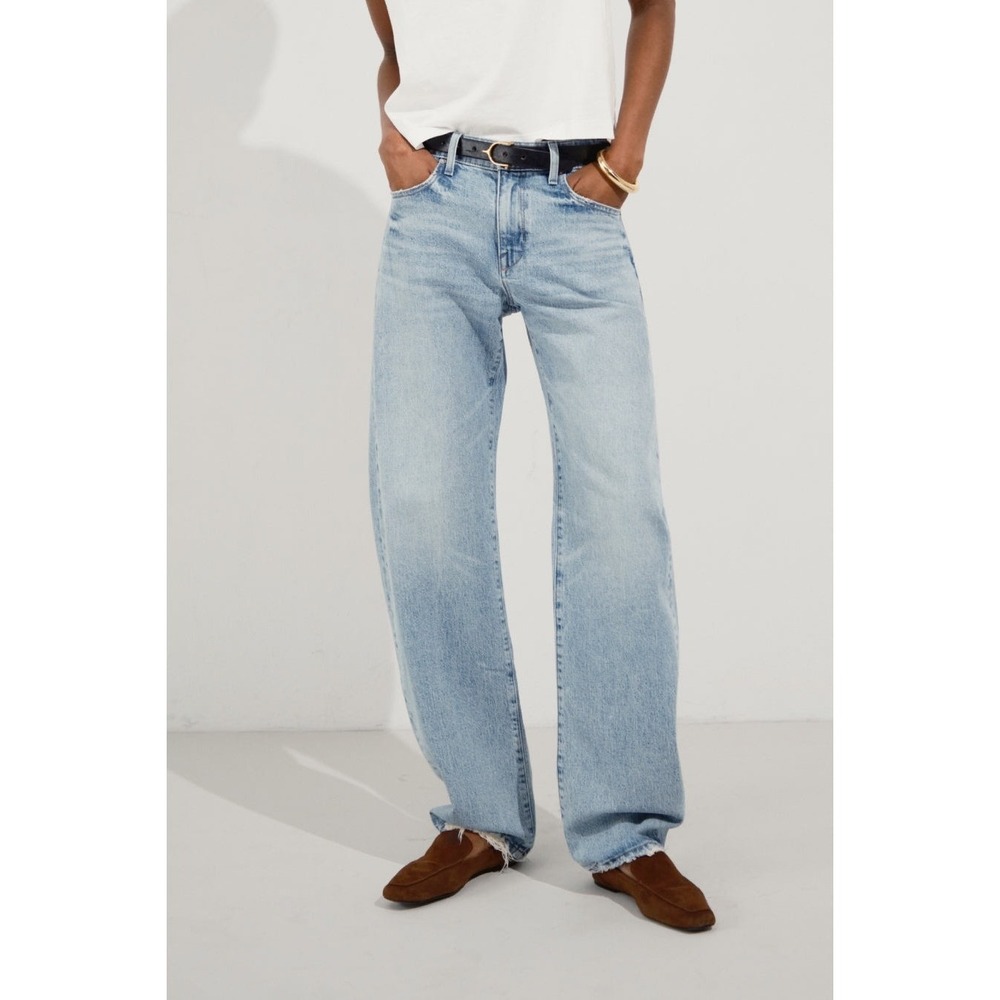 AYR The Culture 31S Beep Beep Light Wash Jeans Relaxed Barrel Leg Japanese Denim